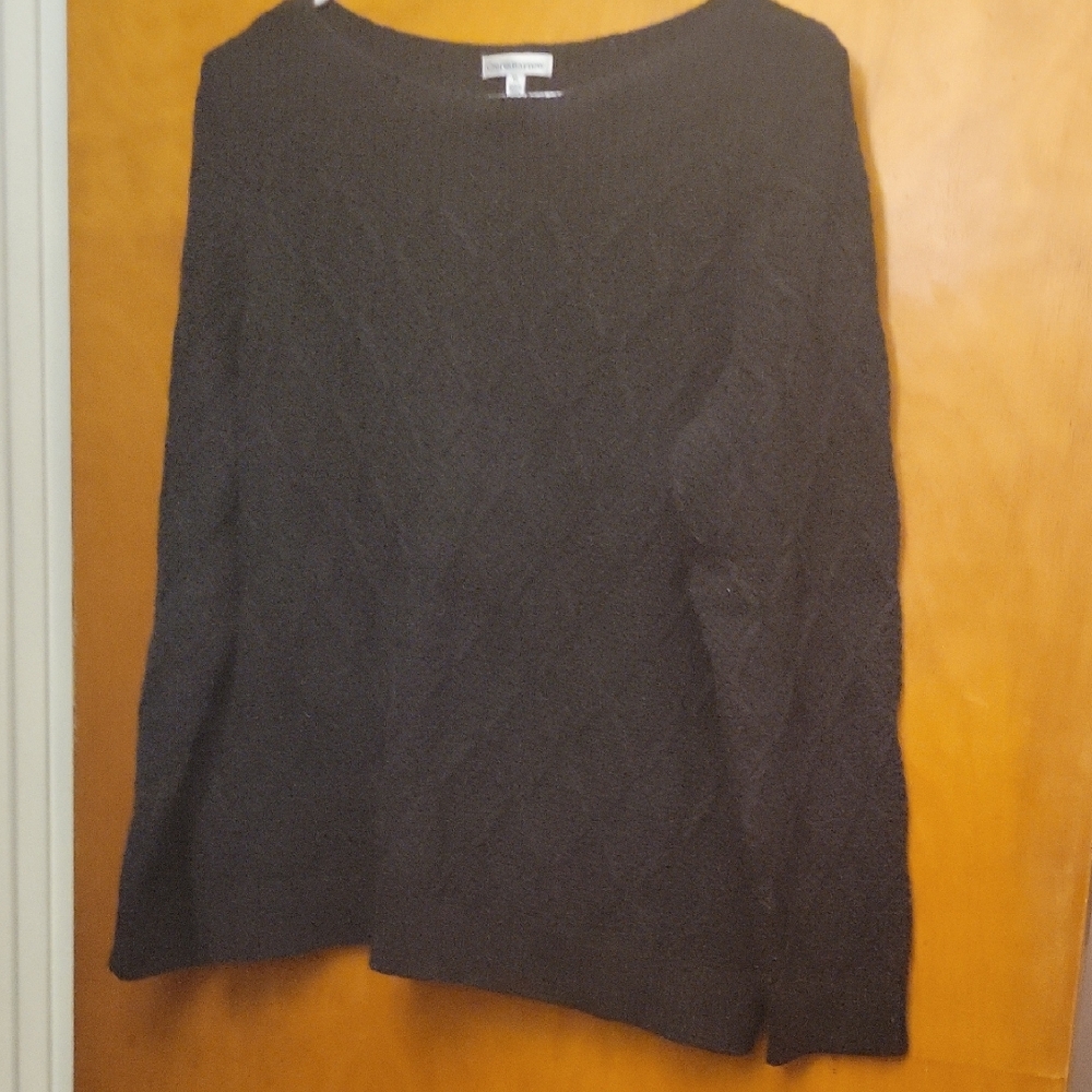 Croft & Barrow Black Knit Pullover